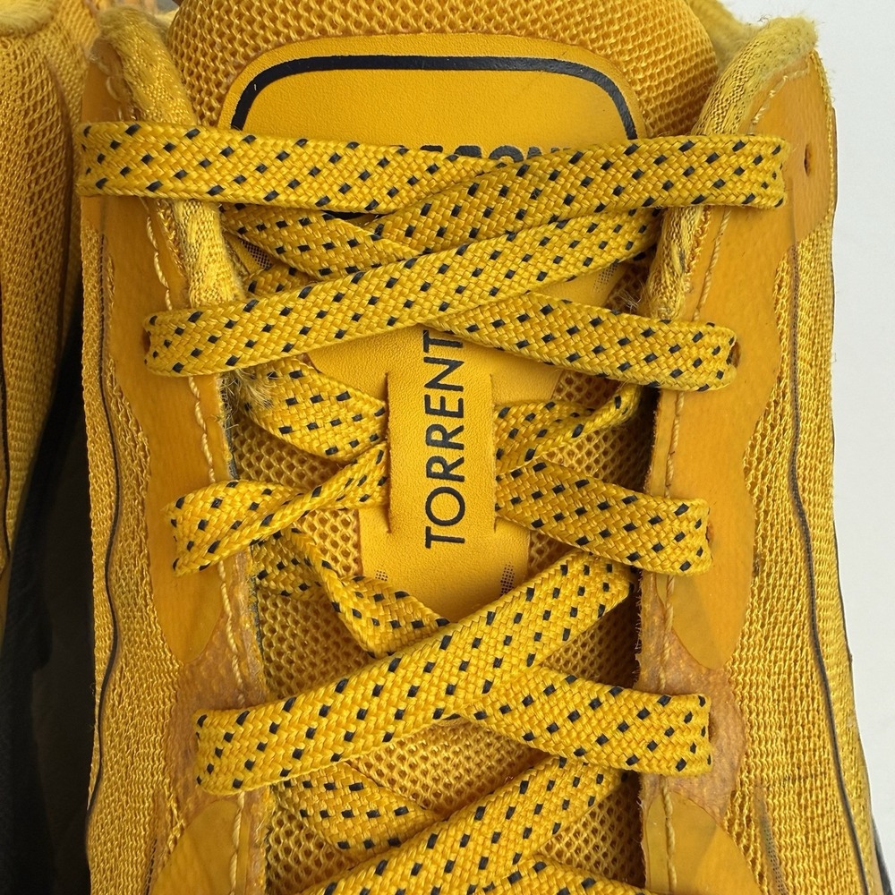 Hoka One One Torrent Shoes 9.5 Mens Gold Fusion Lace Up Trail Hiking Running - Picture 4 of 11